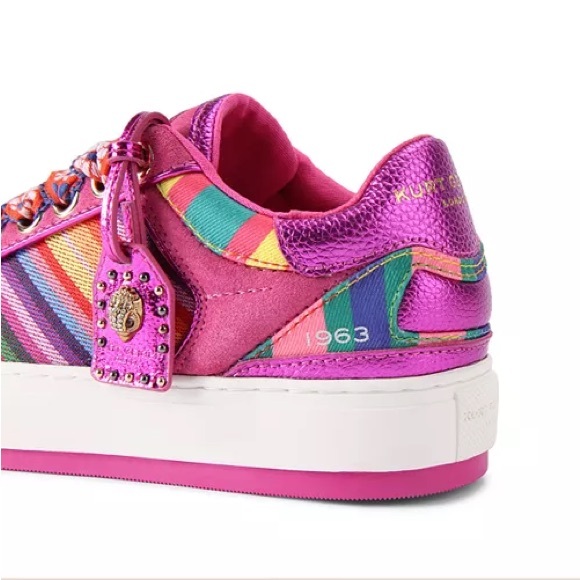 Kurt Geiger London Southbank Tag Platform Sneakers EU Size 41 US 10 NWOB - Picture 3 of 16